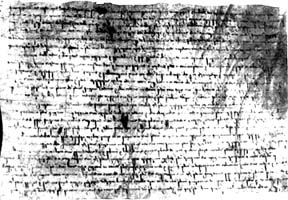 image of the original Latin inquest